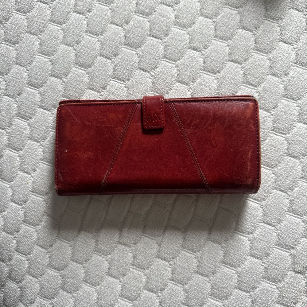 Armani Exchange Deep Red Women's Wallet